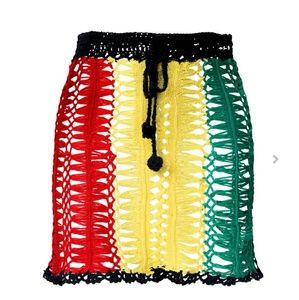 Plus size crochet skirts